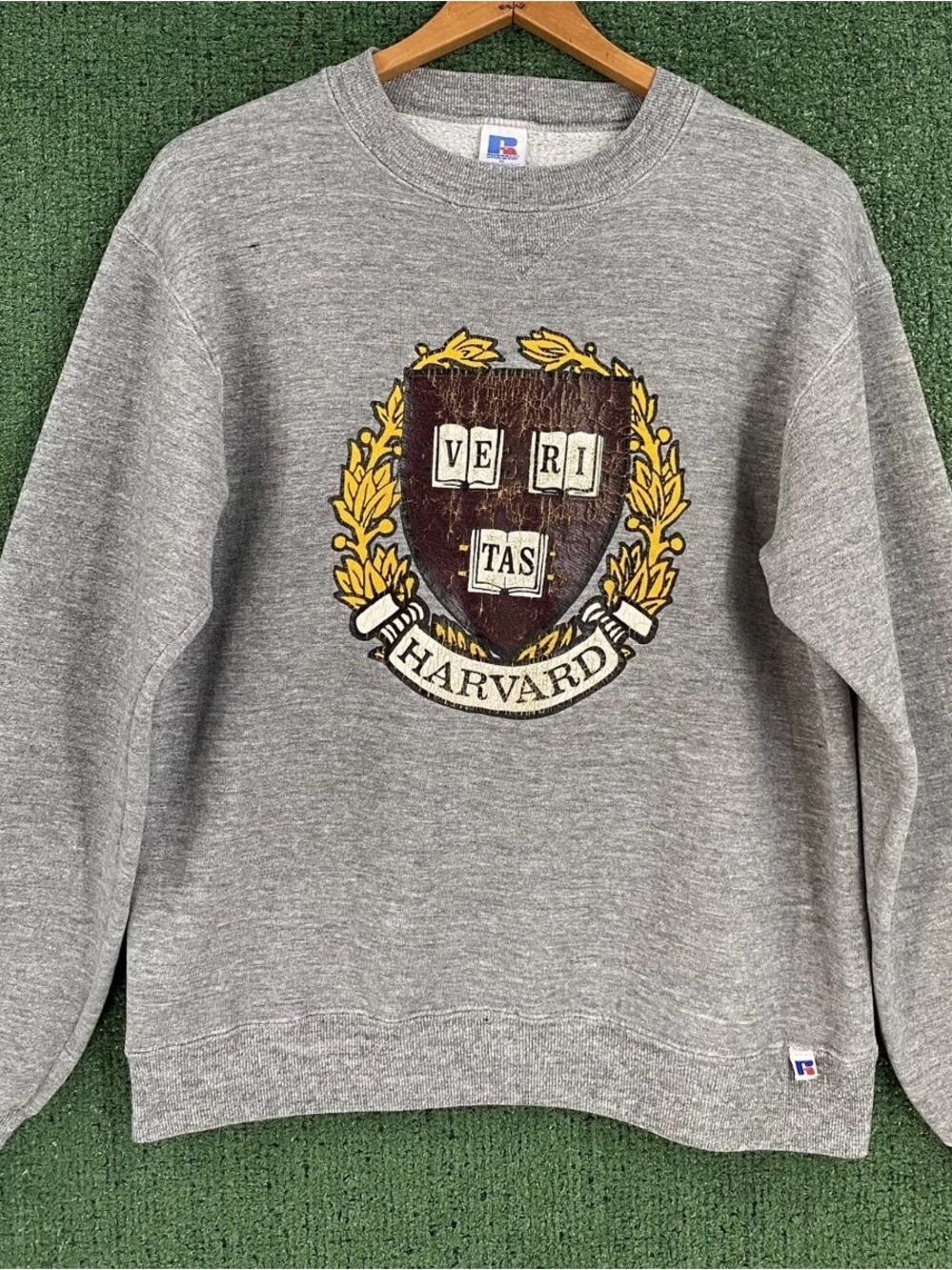 VTG 90’s Russell Athletic Harvard University Sweatshirt Womens Medium USA Made